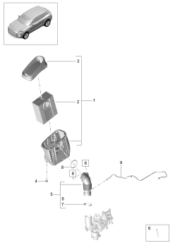106-020 - Cartouche de filtre a air
Boitier de filtre a air