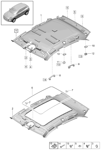 807-030 - Ciel de pavillon
et
Elements carross.amovibles