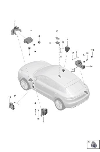 902-000 - Boite de fusibles
support de relais