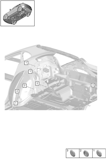 806-500 - obturateur
Partie arriere du vehicule
Tole de cloture