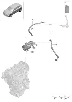 814-201 - Compresseur de climatiseur
Fluide frigorigène R134A