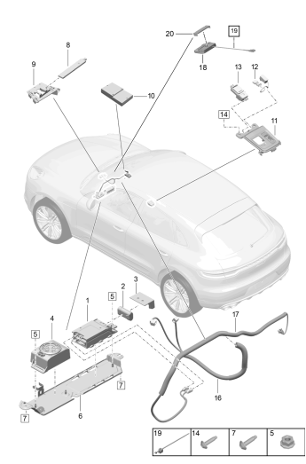 911-040 - POUR VEHICULES AVEC TELEPHONE
ET APPEL DE DéTRESSE