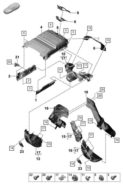 202-400 - systeme d'echappement
Protection contre la chaleur
Tuyau de ventilation
pour véhicules avec filtre à
particules moteur essence