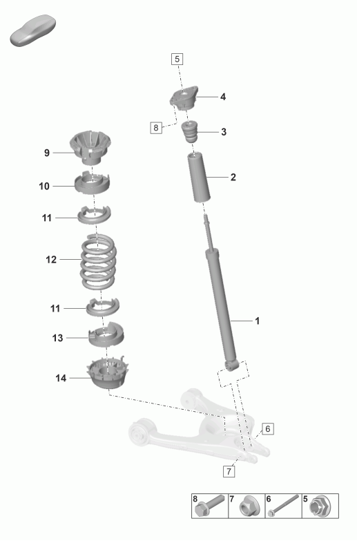 502-010 - Suspension acier
Amortisseur