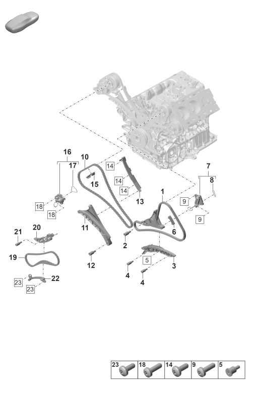 103-300 - Chaîne de distribution
glissiere
tendeur de chaine