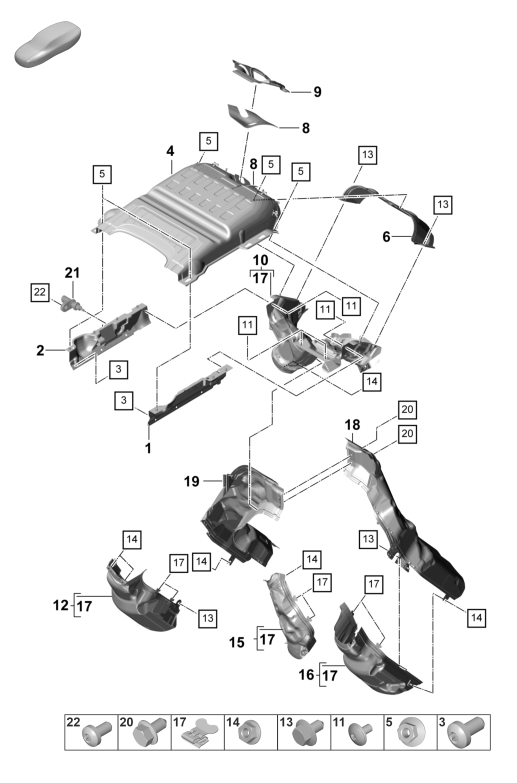 202-450 - systeme d'echappement
Protection contre la chaleur
Tuyau de ventilation