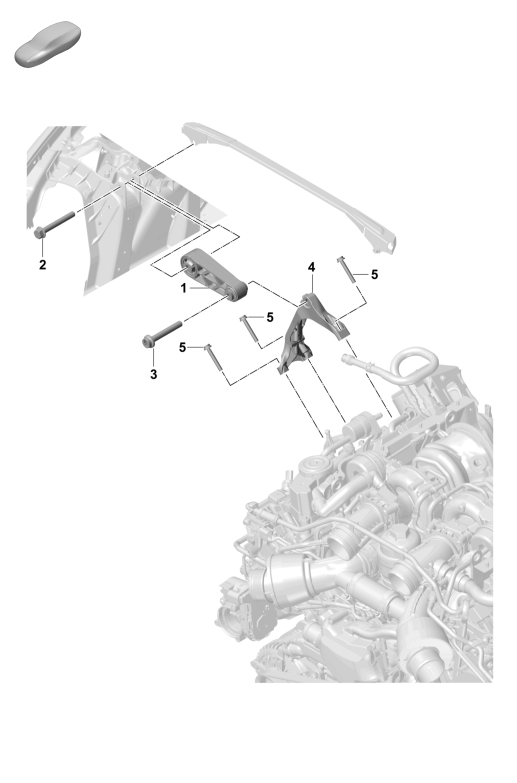 109-000 - Suspension de moteur
appui de moteur