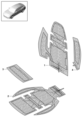 818-065 - element chauffant
dossier
Rembourrage d'assise
panneau lat.