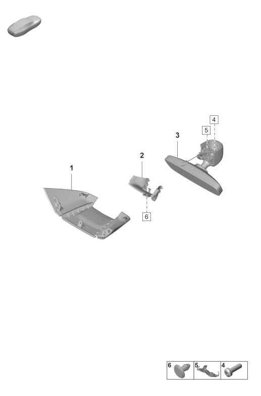 809-600 - Retroviseur interieur
Elements carross.amovibles