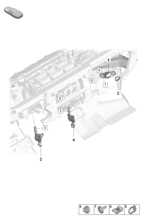 814-050 - Climatiseur
Pieces de fixation et
suspensions