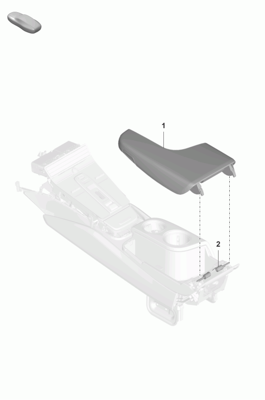 809-260 - Console centrale
accoudoir