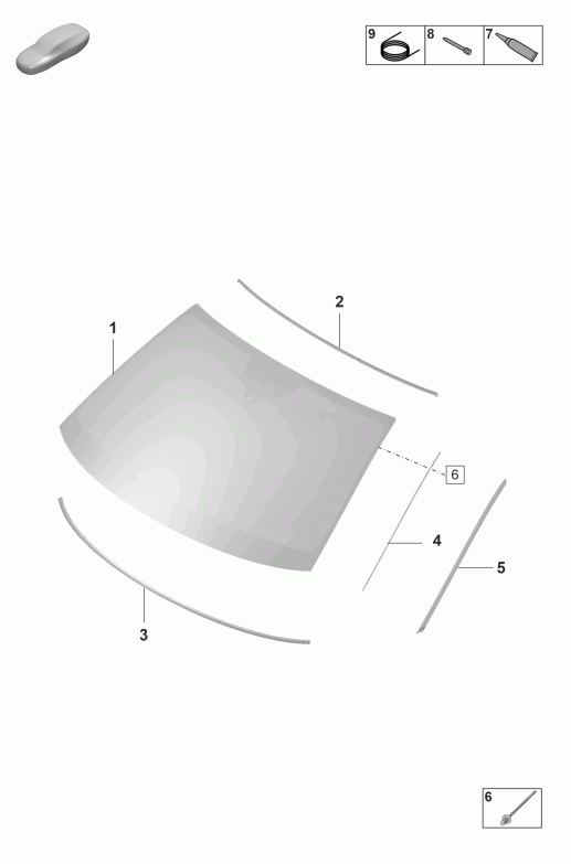 805-100 - Pare-brise
sans:
projection sur le pare-brise
(Head-up-Display)