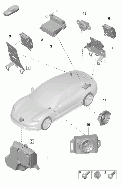 911-150 - Systeme . MotorSound
haut-parleur
Assistance au parcage
Vibreur d'alerte
pour vehicules avec commande
electrique de capot de coffre