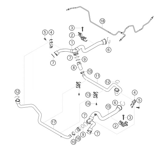 100-015 - front water circuit