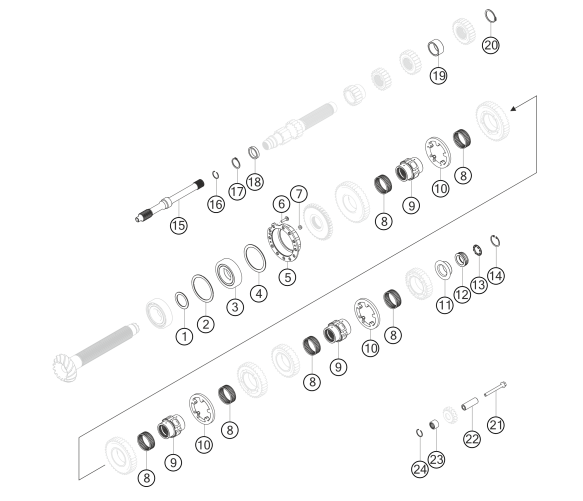 300-011 - bearings and sleeves