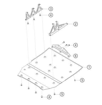 800-007 - underbody panelling rear