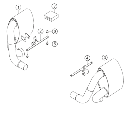 200-007 - front muffler