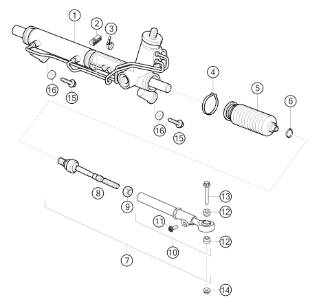 400-005 - steering gear