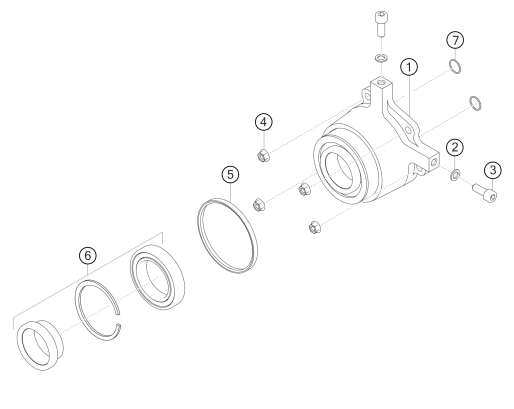 300-002 - central clutch operator