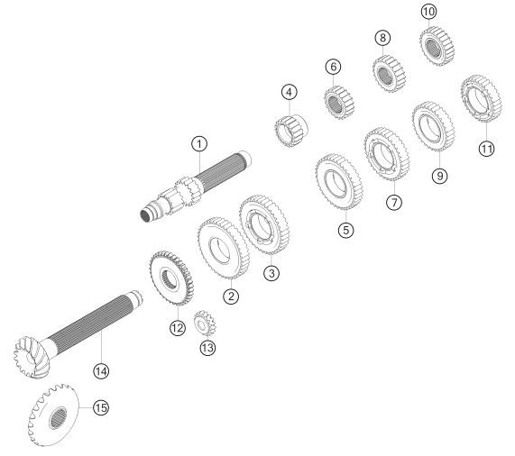 300-010 - set of gears
