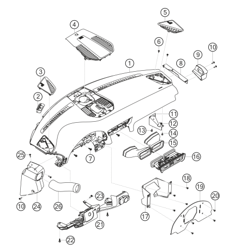 800-014 - instrument board