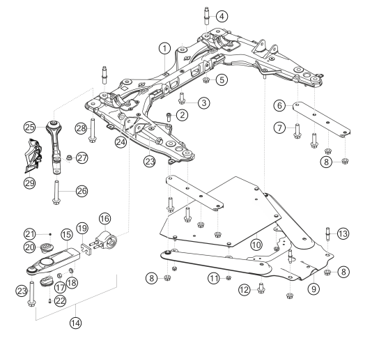 400-001 - front axle
